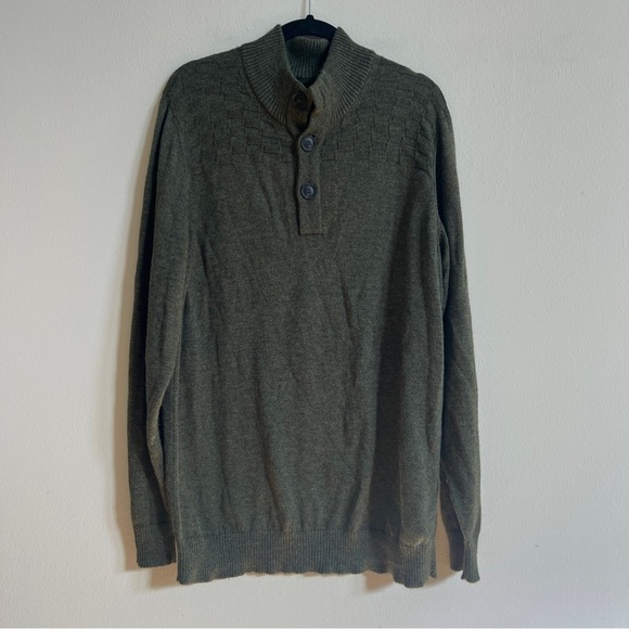 Criquet Other - Criquet Mens Green Long Sleeve Pullover Sweater Size xlarge xl